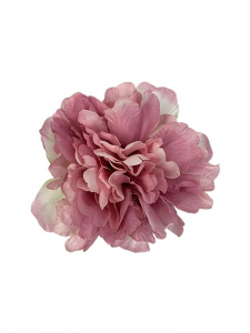 Piwonia kwiat wyrobowy 15 cm różowa z dodatkiem kremu