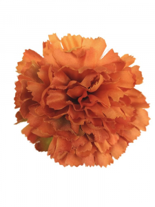Goździk kwiat wyrobowy 8 cm pomarańczowy