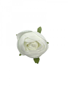 Pełnik kwiat wyrobowy 5 cm biały