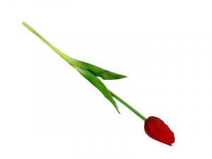 Tulipan silikonowy 46 cm czerwony