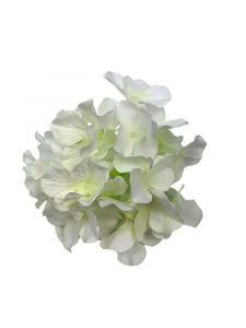 Hortensja kwiat wyrobowy 12cm jasno kremowa