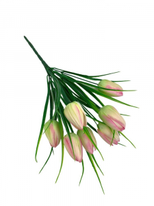 Tulipan bukiet 32 cm różowy
