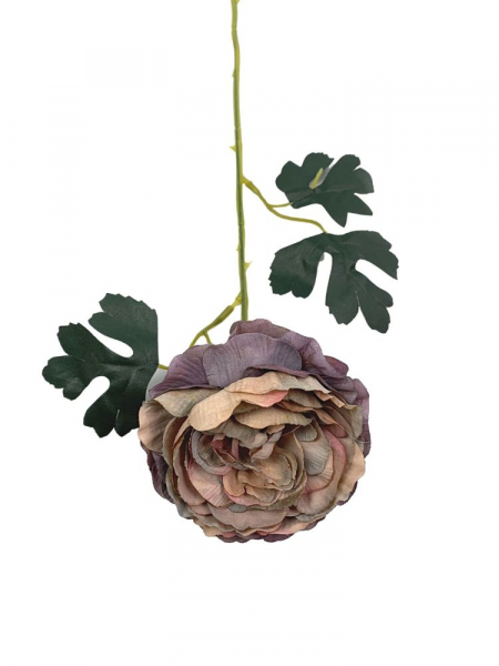 Pełnik kwiat pojedynczy 54 cm fioletowy z łososiowym