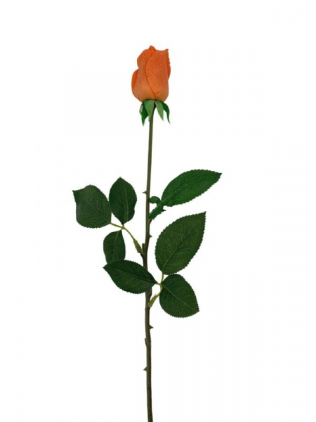 Róża kwiat pojedynczy 67 cm pomarańczowa