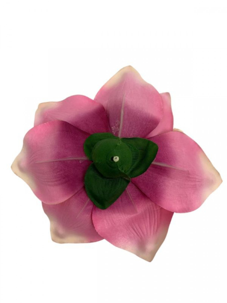 Magnolia kwiat wyrobowy 22 cm różowy