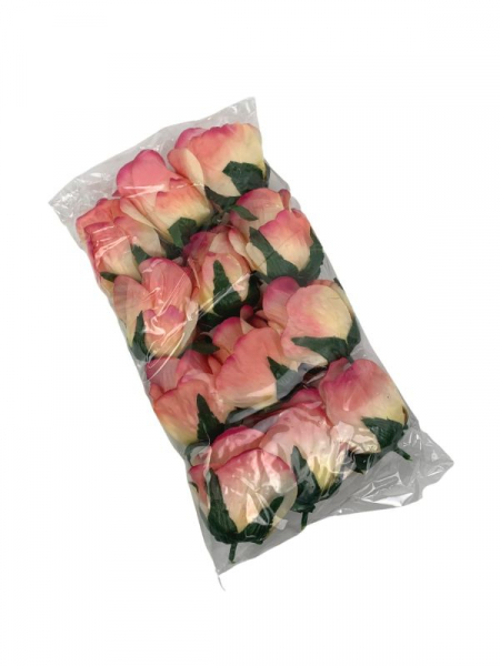 Róża główka 7 cm różowa