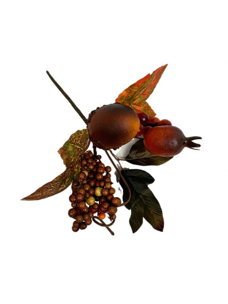 Dekoracja jesienna pik żołędzie 22 cm