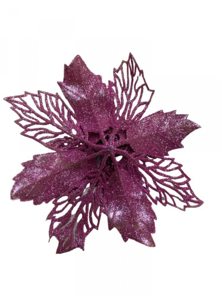 Gwiazda betlejemska główka 17 cm różowa