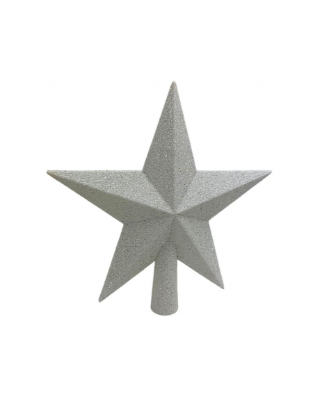 Gwiazda na szczyt choinki 20 cm