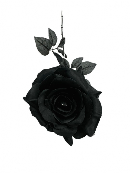 Róża czarna gałązka 66 cm