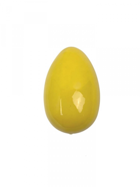 Jajko gęsie zawieszka 11 cm żółte