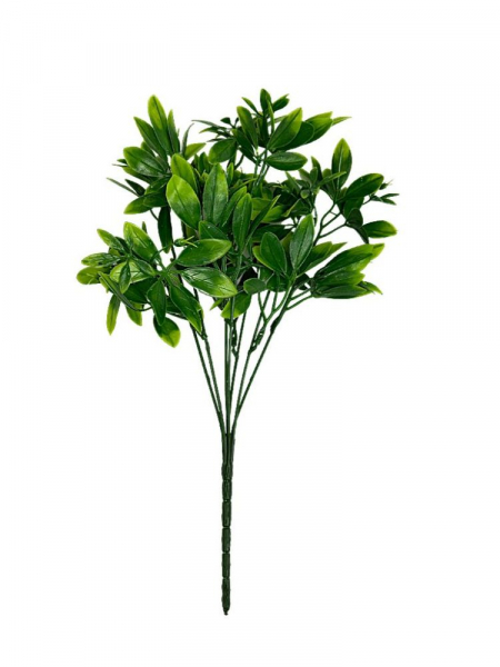 Berberys bukiet liści plastikowy 36 cm zielony