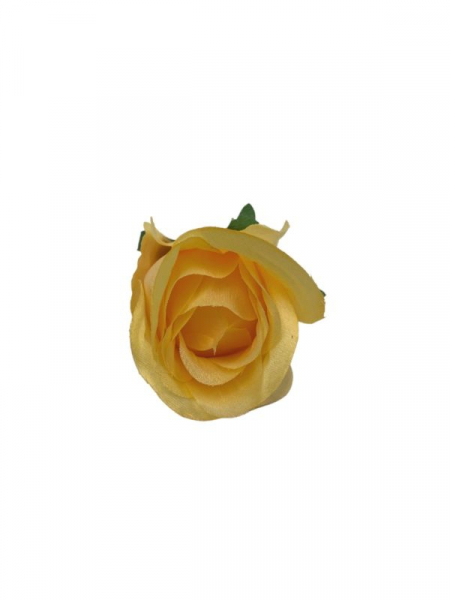 Róża główka 7 cm jasno żółta