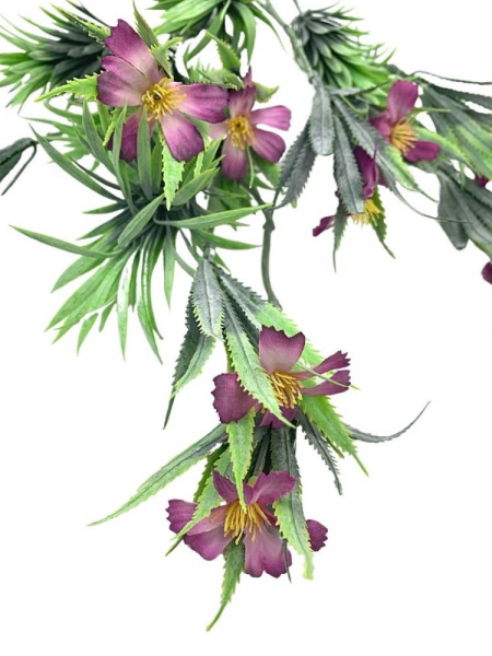 Bukiet kwiatuszki w kolorze fuksji 52 cm