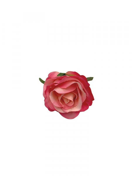 Róża wyrobowa główka 6 cm głęboki róż z kremem