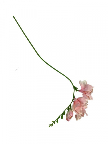 Frezja gałązka 69 cm pudrowy róż