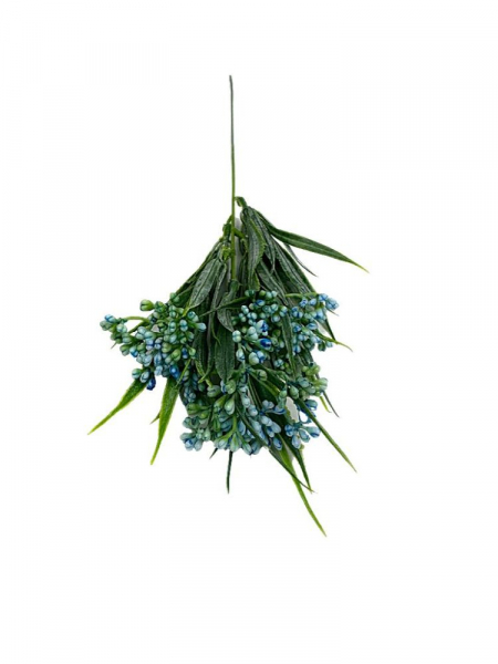 Dodatek Chlorofitum gałązka 44 cm niebieski