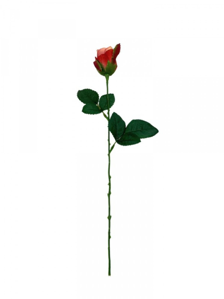 Róża kwiat pojedynczy 42 cm brzoskwiniowo różowa