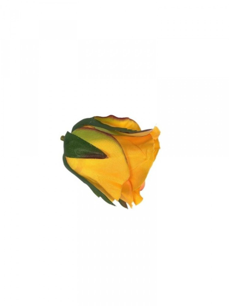 Róża główka 5 cm pomarańczowa