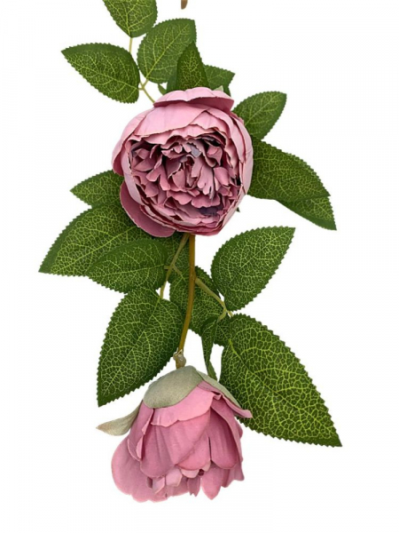 Piwonia gałązka 47 cm pastelowy fiolet