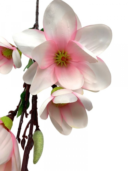 Magnolia gałązka 94 cm różowa