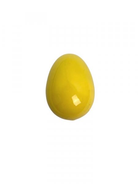 Jajko kurze na zawieszce 7 cm żółte