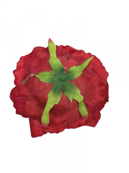 Róża duża główka 15 cm czerwona
