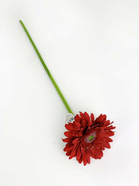 Gerbera gałązka 49 cm czerwona