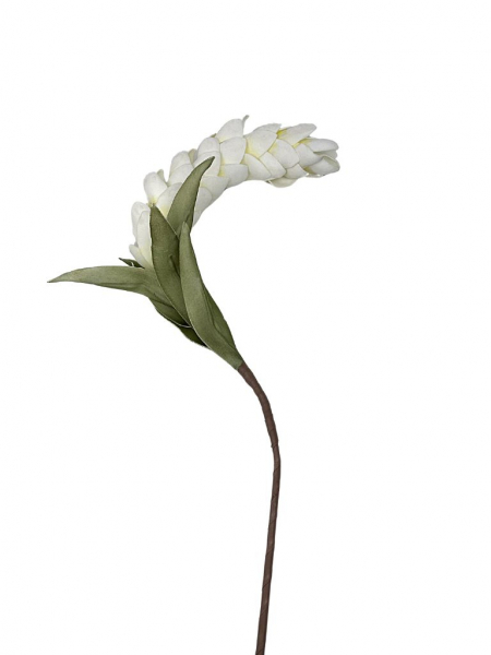Egzotyczny kwiat piankowy 103 cm jasny krem
