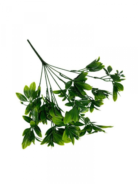 Berberys bukiet liści plastikowy 36 cm zielony