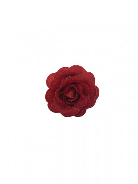 Róża mini główka 3 cm czerwona
