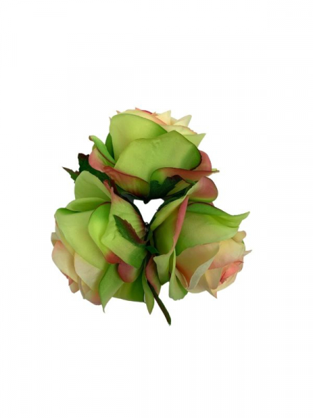 Róża główka 9 cm brzoskwiniowa