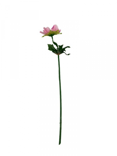 Anemon gałązka 34 cm różowy