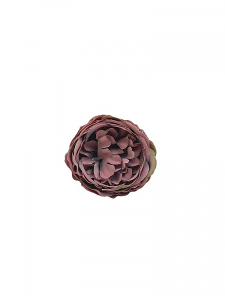 Piwonia mini główka 6 cm ciemny brudny róż