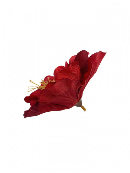 Hibiskus główka 12 cm czerwony