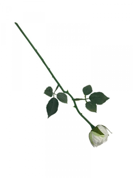 Róża gałązka 35 cm biała