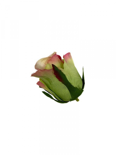 Róża główka 5 cm różowo zielona