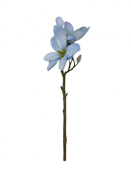 Magnolia gałązka 40 cm niebieska