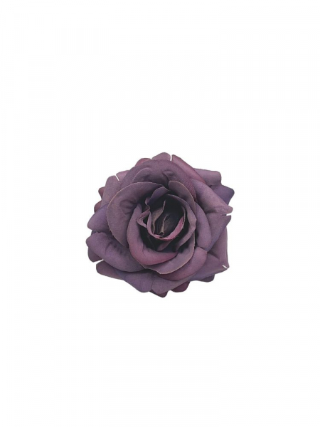 Róża matowa główka 6 cm fioletowa