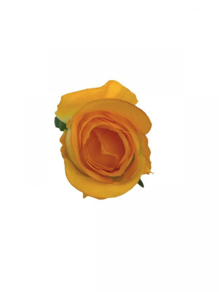 Róża główka 7 cm jasno pomarańczowa