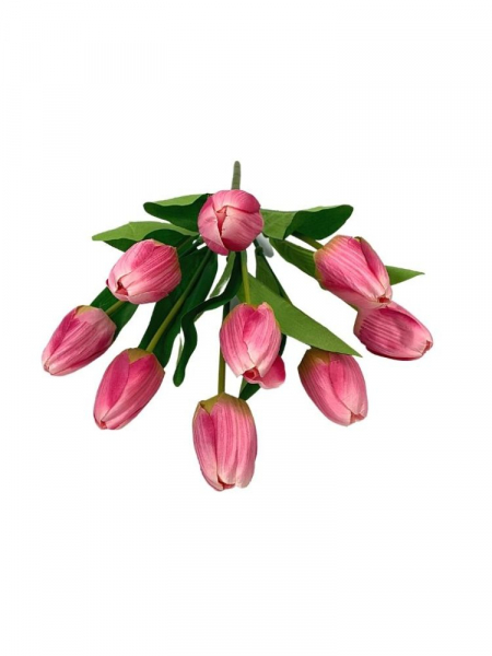 Tulipany bukiet 40 cm różowe