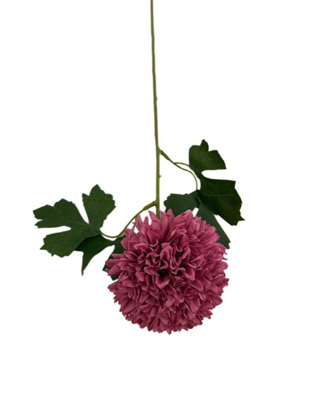 Chryzantema gałązka 50 cm ciemny brudny róż