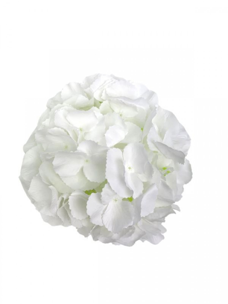 Hortensja kwiat wyrobowy 23 cm biała