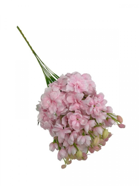 Ostróżka gałązka 44 cm perłowy róż