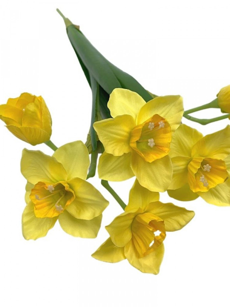 Narcyz gałązka 56 cm z żółtymi kwiatami