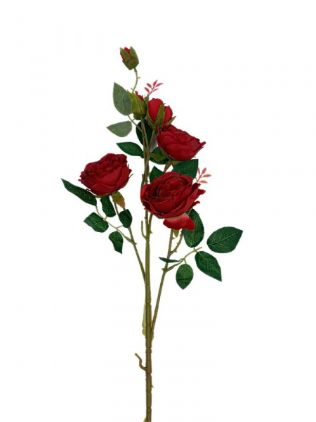 Róża gałązka 90 cm czerwona