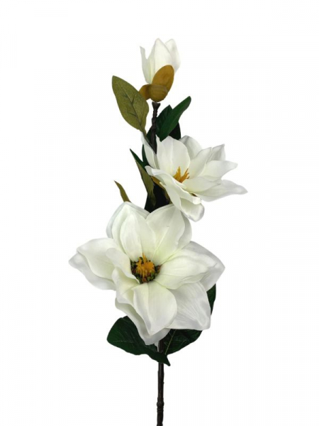 Magnolia kwiat pojedynczy 93 cm biała