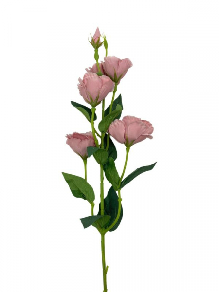 Eustoma gałązka 85 cm brudny róż