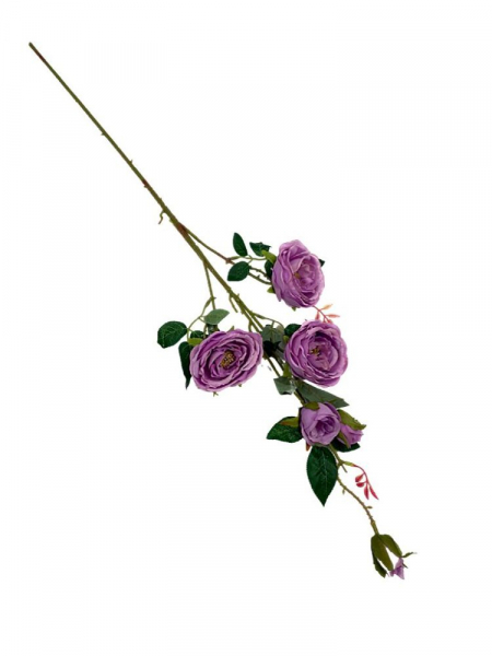 Róża gałązka 90 cm jasno fioletowa