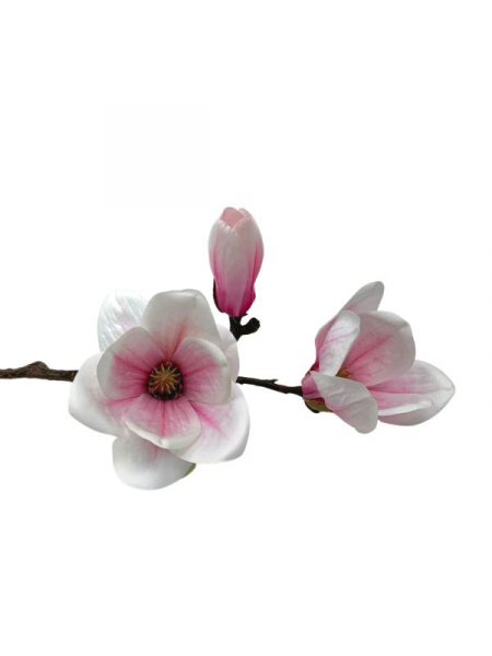 Magnolia gałązka 47 cm różowa